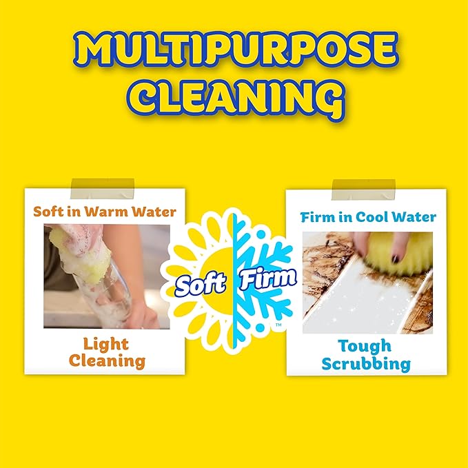 Scrub Daddy Scrub Mommy + Cif Cream All Purpose Cleaner, Original - Cleaning Supplies with Household Cleaning Cream & Non Scratch Sponge - Bathroom & Kitchen Cleaner