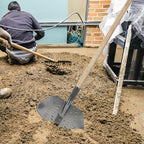 Homoyoyo Sewer Drainage Leakage Spade Tools Metal Sifting Shovel Tool Shovel Drain Mud Metal Sifting Mud Scoop Iron Portable Manure Spoon Sewer Line Cleaner