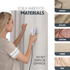 Portable Steamer for Clothes, Professional Handheld Garment Steamer 15s Fast Heat-up, 70ml Water Tank, 900W Mini Steam Iron for Home and Travel