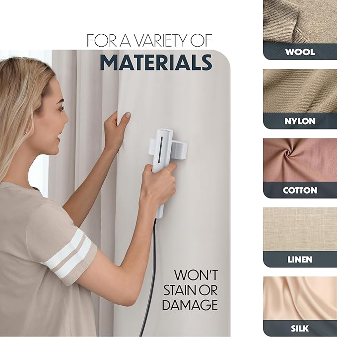 Portable Steamer for Clothes, Professional Handheld Garment Steamer 15s Fast Heat-up, 70ml Water Tank, 900W Mini Steam Iron for Home and Travel