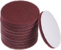 HARFINGTON 10pcs Drill Power Brush 5 inch Tile Scrubber Scouring Pads 320-400 Grit for Bathroom Kitchen Household Cleaning