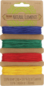The Beadsmith 100% Hemp Cord – Topaz Colors – .55mm, 40 Foot Spool, 10LB Test Strength – Twine for Jewelry Making, Macrame, Paper Crafts, Gardening, Scrapbooking, Home Décor, DIY String Art & More