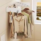 Wall Mounted Drying Rack,28 Inch,Clothes Drying Rack Wall Mounted,Foldable,Retractable,Collapsible Drying Raks for Laundry