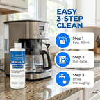 Descaling Solution Compatible with Cuisinart Coffee Machines, 500ml Bottle for 4 Uses