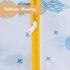 Mesh Laundry Bag, Durable Laundry Bags with Premium Zipper, 5-Piece Washing Machine Wash Bags for Delicates Blouse, Hosiery, Baby Clothes, Travel Organization Bag (Pineapple)