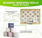 Eco Toilet Paper, 12 Rolls, 3-Ply, 300 Sheets, 100% Unbleached Bamboo, Chemical-Free, PFAS-Free, Vegan, Plastic-Free, Plant-Based Tissue, FSC Certified, Gentle, Strong & Sustainable