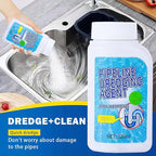 Multi-Purpose Pipeline Dredging Agent, Toilets, Bathroom Drains & Floor Pipes | Safe for All Pipe Types 1PCS