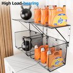 2 Pack Laundry Room Shelves Organization And Storage,Wall Mounted Clothes Drying Rack With Wire Mesh Basket Over Washer And Dryer,Large Capacity Floating Wall Shelf For Bathroom,Kitchen,Storeroom