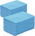 Reusable Cleaning Cloths Handi Wipes Reusable Cloths Disposabel Dish Towels Dry Handy Wipes Big Durable Absoebent and Dry Quickly 100 Count, Blue