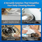 2Pcs Spray Splash Cleaner, New Multi-Purpose Handheld Degreaser for Kitchen, Powerful Splash Spray Oven Cleaner, Upgraded Cleaning Spray for Home, Convenient Grime Remover Sprays with Towel+Sponge