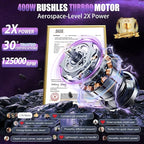 7-In-1 US-Designed Car Vacuum Portable Cordless【Powerful Brushless Motor | 28,000 Pa Suction】【5.0 Graphene Battery|Lasting Endurance】Handheld Vacuum Cordless Car for Home Officeand Pet Hair (Silver)