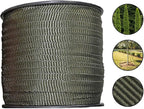 250' Tree Tie Strap Staking and Guying Material - Made in USA - 1,800 Lbs Strength, Olive Green