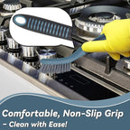 PHYEX 2 Packs Small Brushes for Cleaning, Stiff Bristle Grout Scrub Brushes for Kitchen, Bathroom, and Tile Floors, Ideal for Gaps, Crevices, and Window Tracks