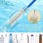 6 Pack Bottle Brush Narrow Neck Cleaning Set, Long Handle Stainless Steel Water Bottle Cleaner Brush for Washing Beer Bottle, Wine Decanter, Cup, Pipes Sinks, Straw, Cup Cover.