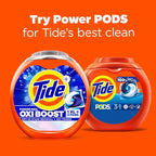 Tide PODS Laundry Detergent Pacs, 3-in-1 Stain Remover, Odor Fighter, Color Protector, 42 Count, HE compatible, Original Scent (Packaging May Vary)