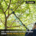 Extendable Pole for Cordless Electric Pruning Shear, Telescopic Pole 4.2-8.2 ft Extension for Gardening Tree Pruner Extended Cutting Reach for Professional Battery Secateurs Heavy Duty