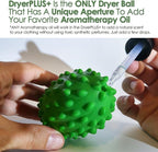DryerPlus Dryer Balls XL | The BEST Made Reusable Non Toxic Laundry Softener & Wrinkle Release | Replaces Fabric Softener Liquid, Dryer Sheets & Wool | Vegan & Sheep Safe | 2-Year USA Warranty