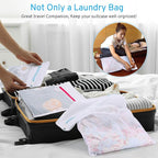 2nd Gen Honeycomb Mesh Laundry Bags for Delicates, Lingerie Bags for Washing Delicates, Travel Storage Organize Bag, Clothing Washing Bags for Blouse, Bra, Hosiery, Underwear and More(3 Pcs, 1L,1M,1S)