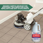 Sun-Glo Soil Retardant Rug Shampoo - High-Efficiency Bonnet Cleaning Solution (4x1 Gallon Case)