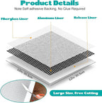 3Pcs Drywall Repair Kit Large Hole, 12 x 12in Self-Adhesive Drywall Patch Kit with Sandpapers & Scrapers, Wall Repair Patches for Big Holes & Cracks, Quick Fix for Ceiling Bathroom Wall Damage