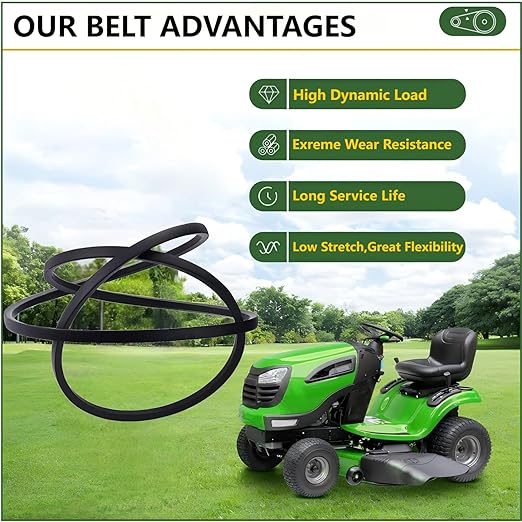 754-0434 954-0434 Lawn Mower Drive Belt for MTD Cub Cadet RT60 RT65 RTS50 RT65E RT65ES RT65H FT24 Garden Tillers, 2009 and Newer, Replaces 754 0434 954 0434