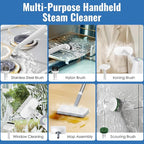 FEPPO Steam Mop & Handheld Steam Cleaner for Home and Floor Cleaning, 15s Heat-Up, 230°F Powerful Steamer with 10-in-1 Multi-Purpose Attachments for Floors, Hardwood,Tiles,Grout,Windows,Kitchen,Bath