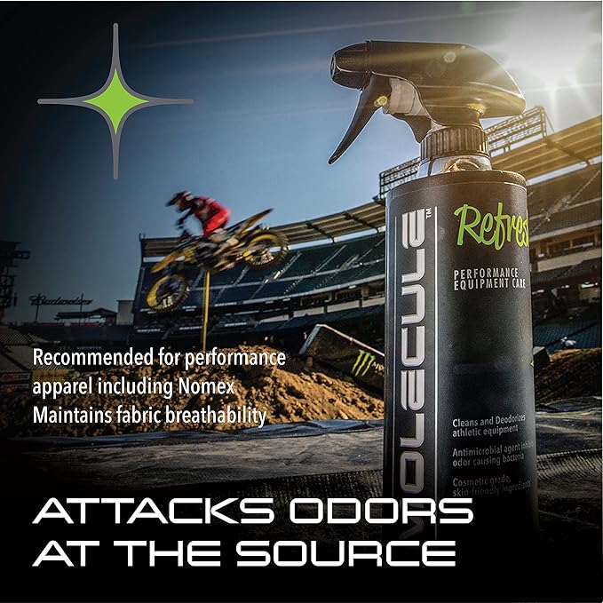 Molecule Refresh | Performance Apparel Care | Cleans and Deodorizes Racing Suites & Technical Fabrics | Signature Fresh Scent | 1 Gallon