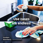 Reusable Paper Towels - Value Pack of 24 Paperless Paper Towels! - 100% Cotton, Super Soft, Absorbent, Washable and Made To Last