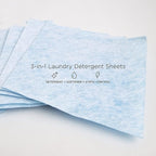 WashEZE Laundry Detergent Sheets 40 Loads Light Scent Includes Detergent Fabric Softener Stain Lifter and Static Guard All in One Laundry Detergent Solution