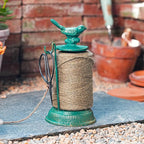 Sungmor Cast Iron Garden Twine Holder Set - 1300ft. Natural Jute Twine String & Rope Rack & Scissors - Decorative & Practical Home Arts Crafts Tools for Picture Display Gift Wrapping Packing Gardening