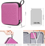 Bukere Travel Sunglasses Organizer Case Adjustable Slot For Multiple Eyeglasses Hard-shell Portable Storage Box for Men Women