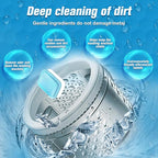 Washing Machine Cleaner, Washing Machine Cleaning Tablets, HE Front Load & Top Load Washers, Clean Inside Drum and Laundry Tub Seal, 6 Count (1, Blue) (1, Blue)