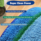 8 Pack 18Inch Deep Cleaning Replacement Pads Compatible with Bona Family of Mops, Premium Microfiber Floor Mop for Hardwood Floors and Multi-Surface Floor Cleaner