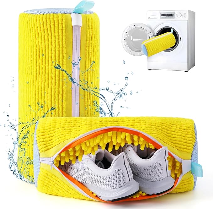 Shoe Washing Machine Bag,Shoe Laundry Bags for Sneakers, Reusable Shoe Cleaning Bag for All Shoe Sizes