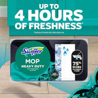 Swiffer Heavy Duty Mop Wet Multi-Surface Cloth Refills for Floor Mopping and Cleaning, Gain and Unstopables Scents, 30 count