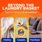 Tide Laundry Stain Remover Spray with Oxi, Travel Stain Remover for Clothes, Carpet, Upholstery, Pet Bedding, Stain Treater Spray for Tough Stains from Wine, Coffee, Grease, 3 Oz (Pack of 3)