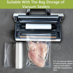 Potane 8 Pack 8"x20'(8Rolls) Thickened Vacuum Sealer Bags For Food, Textures on Both Sides, Smell-Proof, Heavy Duty for POTANE, Food Saver, Weston, Sous Vide