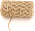 2mm x 1000 Feet Natural Jute Rope, Twine for Gardening Tomato Climbing Plant Tie Floristry Crafts Gift Wrapping Packing Decor