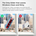 Tyroler Outside Magnetic Window Cleaner Tool | The Glider D-2 AFC Double-Sided Window Cleaners Tool Fits Windows 0.1"-0.7" Thick | Magnet Window Cleaner | Magnetic Glass Cleaner | Limpiador magnetico