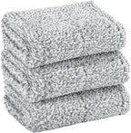 3 Pack Microfiber Mop Pads, Replacement Mop Cleaning Pads for Mop Bucket Set (ASIN:B0D7HCH1KS), Pack of 3 Refills 13inch - Grey