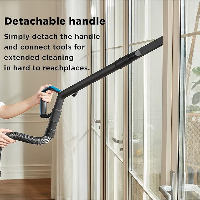 Eureka NEU10AE5 Powerful Bagless Upright Vacuum Cleaner Carpet and Floor, AirSpeed Ultra-Lightweight Vacuum Cleaner, w/ Replacement Filter, Blue