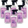 Aunt Fannie's Toy and Highchair Cleaner, Hypoallergenic, Multi-Purpose Spray Powered by Vinegar for Toys, High Chairs, Car Seats, Swings, Counters, and Other Hard Surfaces Fragrance Free, Pack of 6