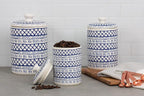 10 Strawberry Street CAN-MARINA Kitchen Canister Set, Set of 3