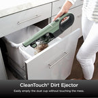 Shark UltraCyclone Pro Cordless Handheld Vacuum, Powerful Suction, Handheld Vacuum for Car & Home, Crevice Tool, Scrubbing Brush, Lightweight, XL Dust Cup, Black/Green, CH901