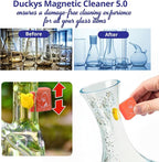 Scrubber Duckys Magnetic Glass Super Magnetic Glass Cleaner - 3 size scrubbers - Scratch-Free Cleaning Tool