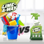Lime-A-Way Hard Water Stain Remover Spray, Removes Lime, Calcium & Rust in Seconds, Bathroom Cleaner, 22 fl oz (2-count)