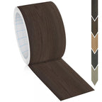 GSCIT Club Red Walnut Wallpaper, 2.4 inch X 15ft Self Adhesive Wood Grain Repair Tape Walnut Repair Patch for Tables, Chairs, Baseboards, Doors, Windows, Floors, Handicraft DIY.
