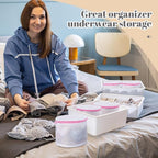 12 Pieces Honeycomb Mesh Laundry Bags for Delicates Underwear Bra Laundry Bags for Washing Machine Sock Laundry Mesh Bags for Delicates Garment Lingerie Wash Bag Net, 6 x 7 Inch (Pink)