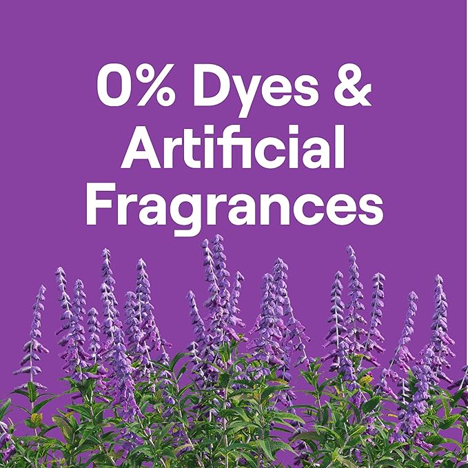 Seventh Generation Concentrated Laundry Detergent, Fresh Lavender scent, 40 oz, Pack of 2 (106 Loads)