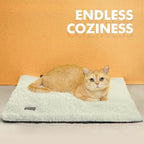 Self Warming Cat Bed Self Heating Cat Dog Mat 24 x 18 inch Extra Warm Thermal Pet Pad for Indoor Outdoor Pets with Removable Cover Non-Slip Bottom Washable Non Electric